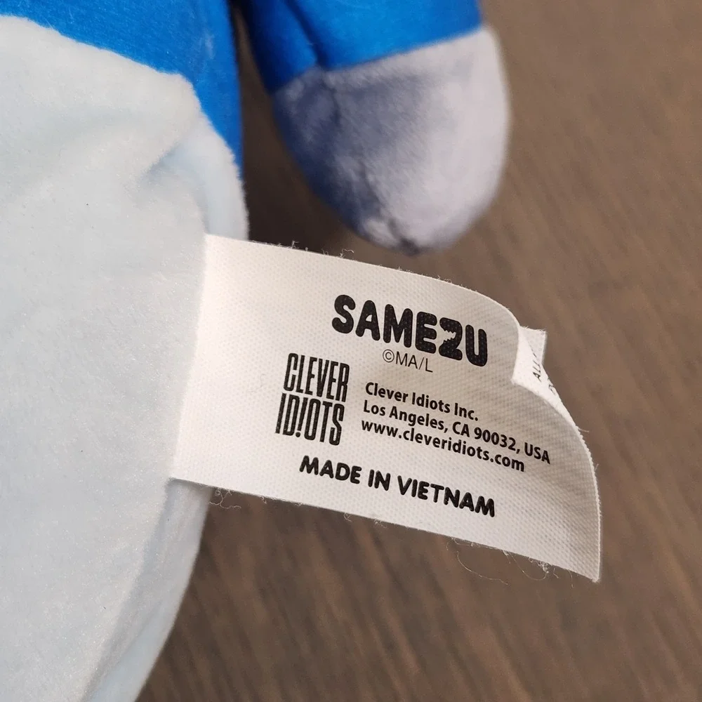 Clever Idiots Same2U Samezu Shark Plush Toy Blue Festival Happi Coat Headband 12